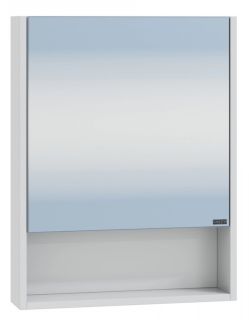 Зеркальный шкаф СанТа Сити 700336 50см белый